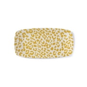 Ainsley Yellow Leopard Print Small Oblong Melamine Serving Platter - Shiraleah