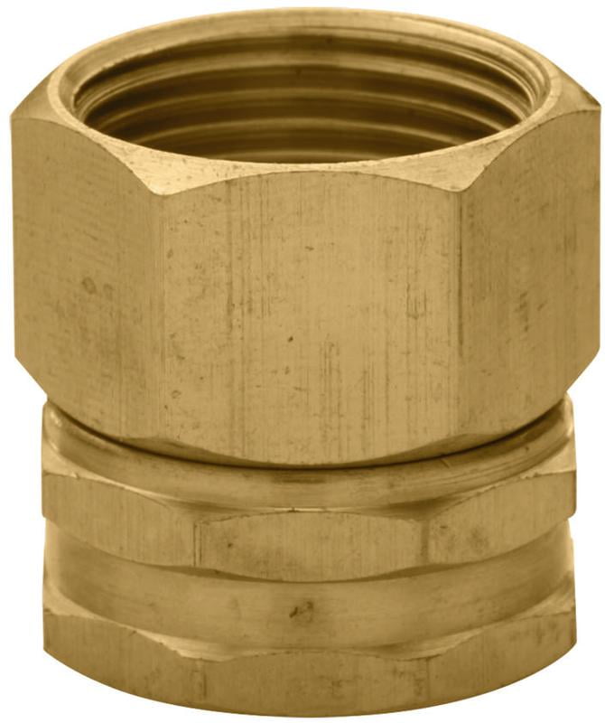 Orbit 53036 3/4" FHT x FPT Brass Hose Swivel Adapter