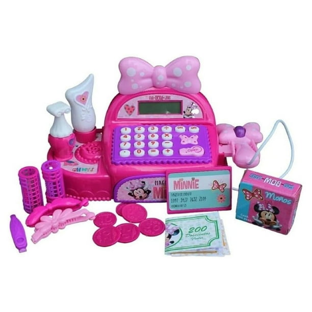 Caja Registradora Toy Mark Minnie Rosa Bodega Aurrera en linea