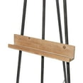 thumbnail image 5 of DecMode 19" x 66" Black Metal Tall Adjustable Floor Easel with Wood Tray, 1-Piece, 5 of 14