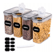 thumbnail image 1 of 4 Contenedores Herméticos Cereal Multifunción Topper 2.5 L Transparente, 1 of 7