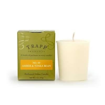 Trapp Candle Flowers - Trapp Amber & Tonka Bean Votive No. 69