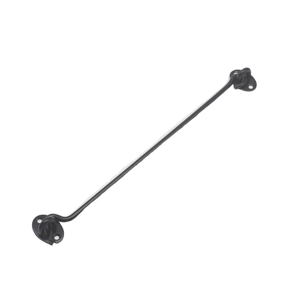 Riwesomey Pestillo de gancho y ojo Cerradura de puerta de barra de acero inoxidable con tornillos de montaje para tope de puertas de granero Educación Type2 NO2 Riwesomey TO008097-16B