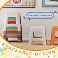 thumbnail image 3 of 5 Pack Stools for Classroom, Linor 12.9" H Stackable Colorful Nesting Plastic Stool, Backless Chairs Flexible Seating for School, Home, 3 of 8