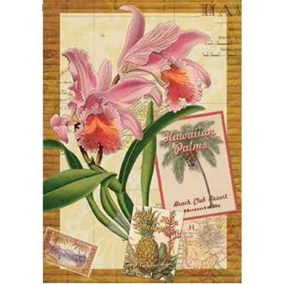 Premier House Flag - Aloha Orchid