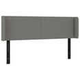 thumbnail image 5 of vidaXL Headboard with Ears Dark Gray 79.9"x6.3"x46.5"/50.4" Fabric, 5 of 34