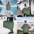 thumbnail image 7 of Vancropak Expandable Travel Backpack, 40L Airlined Approved Carry on Luggage Bag with 3 Packing Cubes for Men Women, Green, 7 of 7