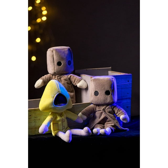 Set de peluches Little Nightmares 2 Six y Mono 30 cm, 2 unidades