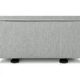 thumbnail image 6 of Namesake Classic Willa Alden Gliding Ottoman in Light Gray Weave Fabric, 6 of 7