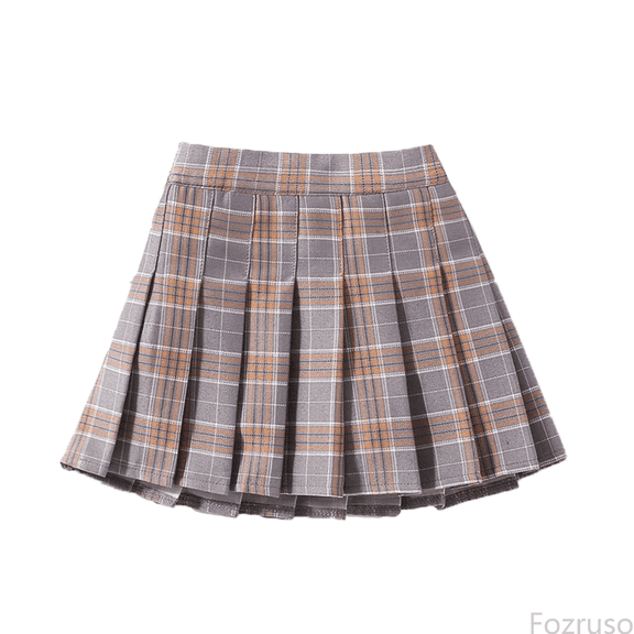 Fozruso Little Girls Fluffy Dresses Girls A Line Skirt Kids Pleated School Skirt Casual Tutu Skirt For Toddler Girls Children Fashion Skirt Sizes 2-3 Years