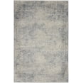 thumbnail image 2 of Nourison Rustic Textures Abstract Ivory/Grey/Blue 5'3" x 7'3" Area Rug, (5x7), 2 of 8
