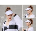thumbnail image 5 of Visera para mujer, hombre, visera anti-UV, gorra deportiva de secado rápido, gorras con visera ultraligeras para golf, tenis, ciclismo, visera para el sol, diadema para correr, gorra de béisbol, sombr, 5 of 5