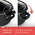 thumbnail image 3 of BLACK+DECKER 7-Quart Digital Slow Cooker with Chalkboard Surface, Slate, SCD4007, 3 of 4
