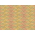 thumbnail image 1 of Ahgly Company Indoor Rectangle Patterned Saffron Yellow Area Rugs, 7' x 10', 1 of 1