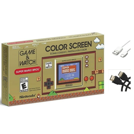 Nintendo Game & Watch: Super Mario Bros - 2.36" Full-Color LCD Screen - Family Christmas Holiday Bundle for Game Watch Super Mario + Mazepoly Accessories