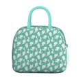 thumbnail image 2 of Womens LightGreen Cartoon Dinosaurs Silhouettes Pattern Lunch Box for Work,Insulated Lunch Bag for Women,Loncheras Para Mujer,Leakproof Adult Lunch Bag for Work,Beach,Travel,Picnic,Camping, 2 of 7