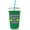 Green, variant on Emotional Support Iced Coffee, Neoprene Iced Coffee Cup Cooler, Gift and Party Favor Drinkware Ideas, Cold Drink Sleeve (Green)