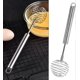 thumbnail image 3 of Spring Coil Hand Push Whisk,Stainless Steel Eggs Beater Milk Whipper,Manual Eggs Blender(size:9.45x2.36inch), 3 of 5