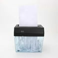 thumbnail image 2 of Automatic Mini Portable Strip Wastebasket Electric A6 Folded A4 USB Shredder Paper, 2 of 5