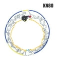 thumbnail image 2 of Happydeer Snow Tire Chains 2Pcs Semi-automatic Tighten Tire Chains Portable Universal Snow Tire Chains Tire Traction Chains for Passenger Car, Pickup Trucks, SUV (KN80), 2 of 8