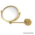 thumbnail image 2 of 8-in Wall Mounted Make-Up Mirror 3X Magnification in Polished Nickel, 2 of 5