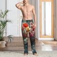 thumbnail image 6 of Fotbe Vibrant Bouquet Waterfall Men's Pajama Pants,Sleepwear Pants,Pj Bottoms Drawstring And Pockets-XX-Large, 6 of 7