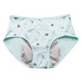 thumbnail image 6 of Hotiary Girls' Breathable and Comfortable Menstrual Underpants Cotton Period Menstrual Leakproof Briefs 4-6Pieces for 8-14 Years Kids Teen, 6 of 10