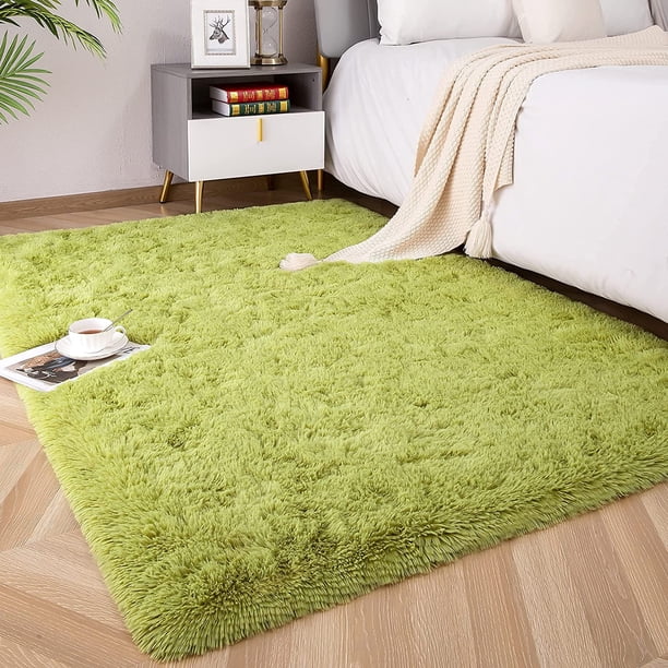 Alfombras suaves y esponjosas para dormitorio, habitación de niños, alfombra peluda de felpa para guardería, alfombras peludas para niños y niñas, dormitorio universitario, alfombras peludas, sala de