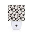 thumbnail image 1 of Fotbe Cute Baseball Luz Nocturna LED, Luz de Noche con Sensor de Luz Natural de Anochecer a Amanecer, Se Enchufa a la Pared, Blanco Cálido 0.5W-US, 1 of 7