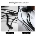 thumbnail image 2 of 100 Clips de Luz para Exteriores Luces Cadena, Mini Autoadhesivos Cables, Clips, Organizador Soporte Negro, 2 of 10