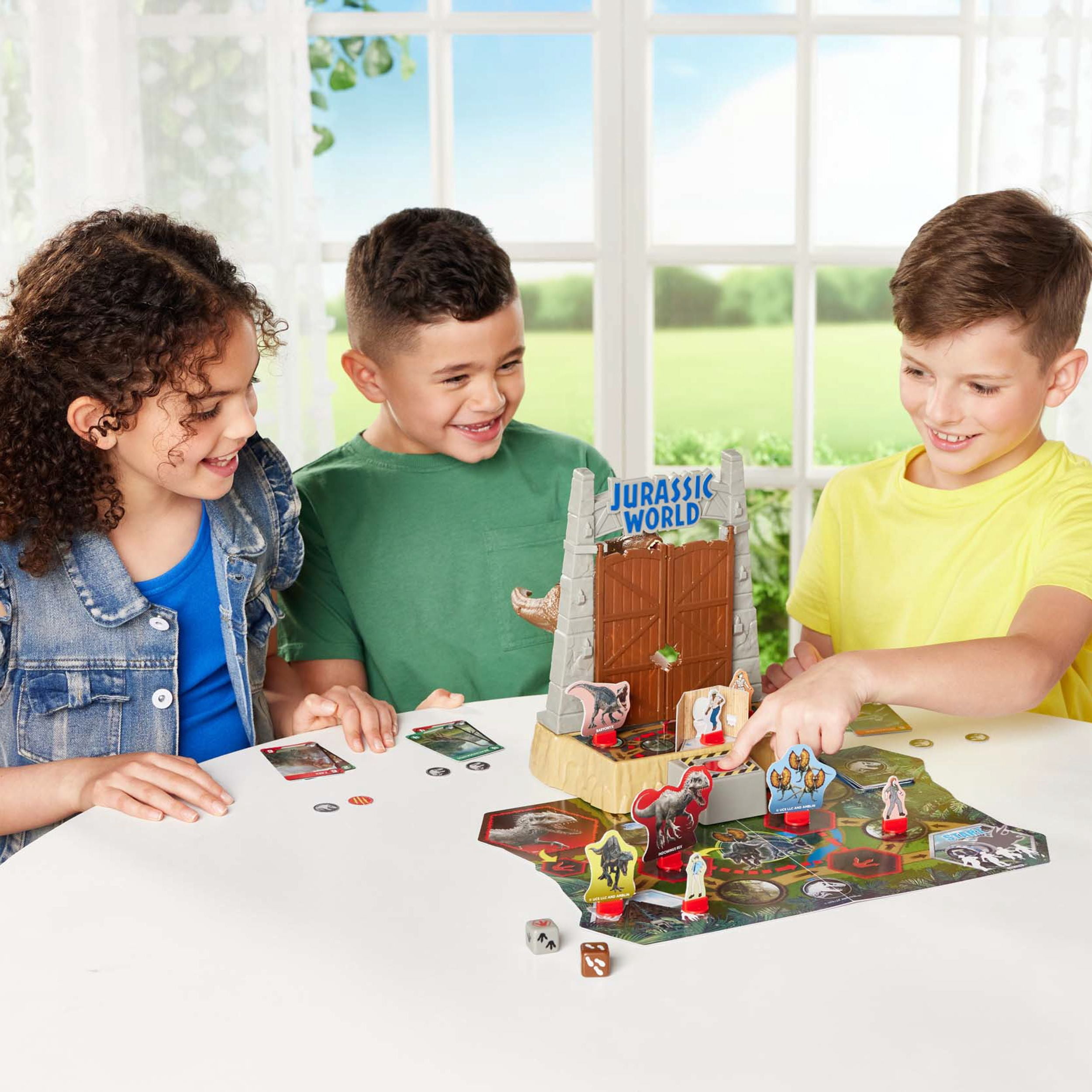Epoch Games Jurassic World T-Rex Escape, Tabletop Action Game, Ages 6+