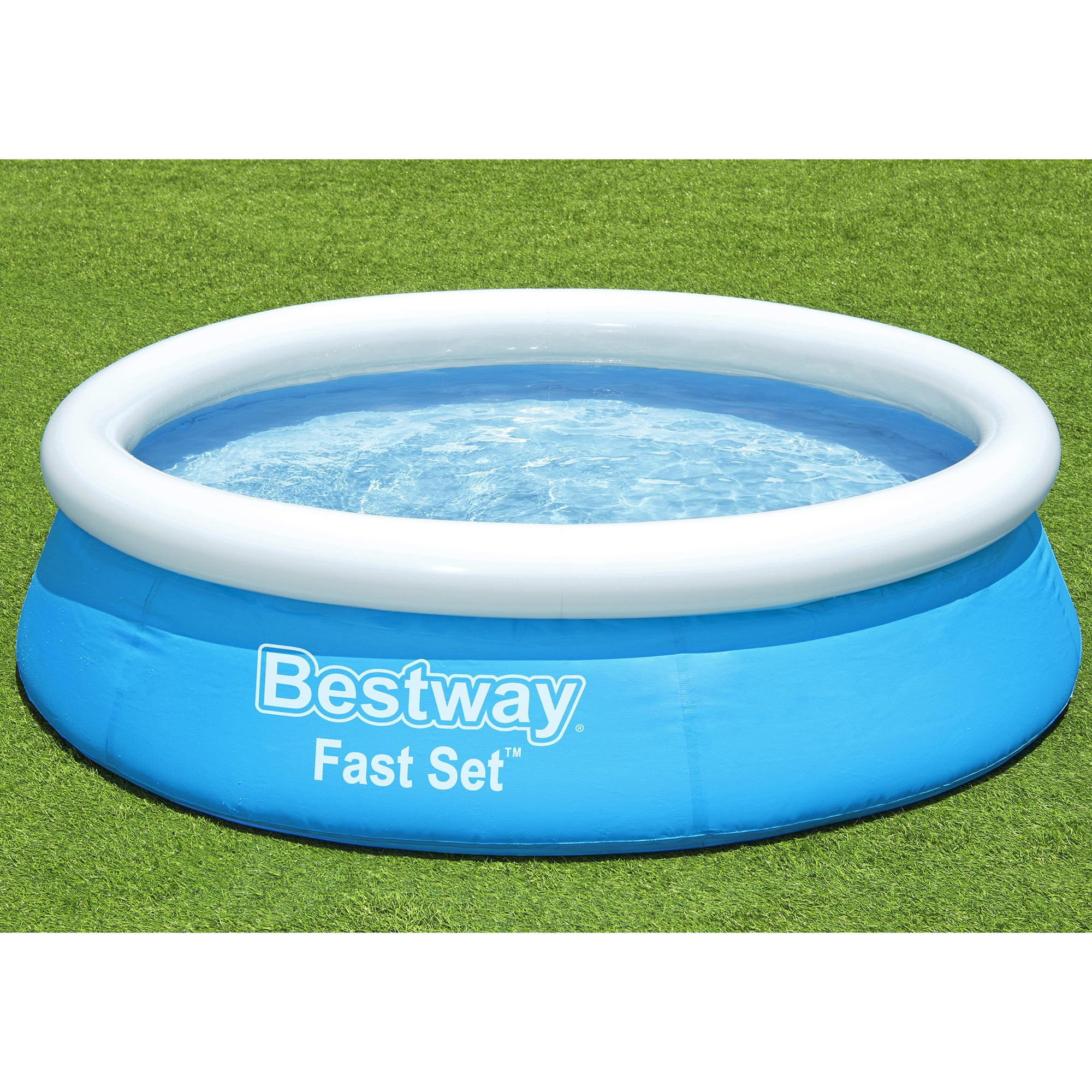 Inflatable Pool With Filter Above Ground Pool -12ft X 33in Large Inflatable  Pool With... With Frame, image size:2000x2000