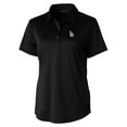 thumbnail image 2 of Women's Cutter & Buck Black Los Angeles Dodgers Prospect Textured Stretch Polo, 2 of 3