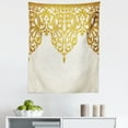 thumbnail image 1 of Victorian Tapestry, Victorian Style Medieval Motifs Classic Baroque Oriental Shapes Print, Fabric Wall Hanging Decor for Bedroom Living Room Dorm, 5 Sizes, Pale Brown Cream, by Ambesonne, 1 of 1