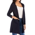 thumbnail image 3 of Tinglu Spring Lightweight Outwear Women Cardigans Casual Long Shawl Collar Open Cardigan Tops, 3 of 8