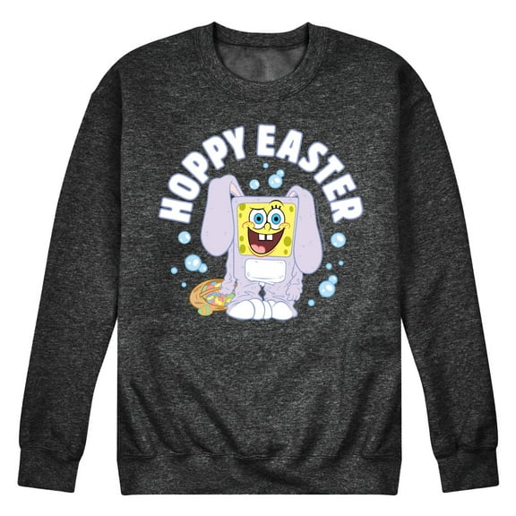 SpongeBob Squarepants - Hoppy Easter - Men's Crew Neck Fleece Pullover