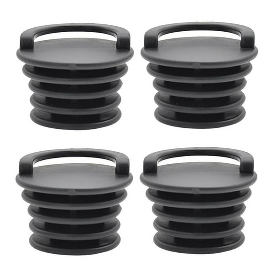 4 Pcs Scupper Plugs,Push-in Boat Drain Plugs with Ring Pull,Scupper Stopper,Hole Seal Boat Drain Plugs fo