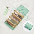 thumbnail image 4 of Neceser de viaje enrollable, contenedor multiusos con , bolsa de cosméticos de maquillaje desmontable para cepillos acondicionadores, juego de Verde shamjiam Neceser de viaje, 4 of 9