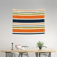 thumbnail image 2 of Hirioo Colorful Pastel Stripes Print Tapestry Lightweight Fabric for Bedroom Aesthetic Home Wall Dorm Décor Living Room Decor 29x37 Inch, 2 of 8