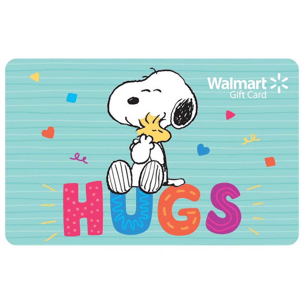 Peanuts Hugs Walmart eGift Card [Email Delivery]