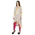 thumbnail image 1 of Phagun Kurti Ethnique Indienne Imprimé Floral Kurta en Coton Robe Tunique, 1 of 7