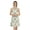 Mint, variant on Summer Midi Dress For Women Casual Summer U-Neck Regular Fit Short Shift Dress
