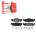 thumbnail image 1 of SIM Front Semi-Metallic Disc Brake Pads SIM-1508 for Car Ford Explorer Flex Taurus Lincoln MKT MKS, 1 of 8