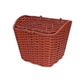 thumbnail image 1 of Cesta para manillar de bicicleta, cesta grande para artículos diversos, impermeable, con tapa marrón, 1 of 3