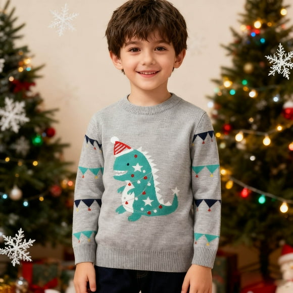 Shorts Garçon G Jeunesse Garçon Taille 16 Chandail de Baptême pour Garçons Petits Chandails Chien pour Chihuahua Chandails Chiot Taille 16 Chandail Tricoté Dinosaure Enfants et Filles Doux Confortable Col Rond Gris 5-6 Ans