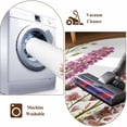 thumbnail image 7 of Area Rug for Living Room, Spring Floral Non-Slip Indoor Large Carpet for Bedroom/Dining Room, Watercolor Lavender Daisy Butterflies Botanical Washable Low-Profile Floor Mat Runner Rugs - 2.7 x 5 Ft, 7 of 7