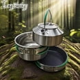 thumbnail image 5 of Stainless Steel Camping Cookware Set, 5 of 8
