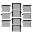 thumbnail image 2 of 10 Pcs Mesh Zipper Document Pouch Nylon A5 Size 9.4x7.1 Inch Organizer Bag for Office School Travel Portable File Storage Multipurpose Holder with 10 Pieces Set, 2 of 7