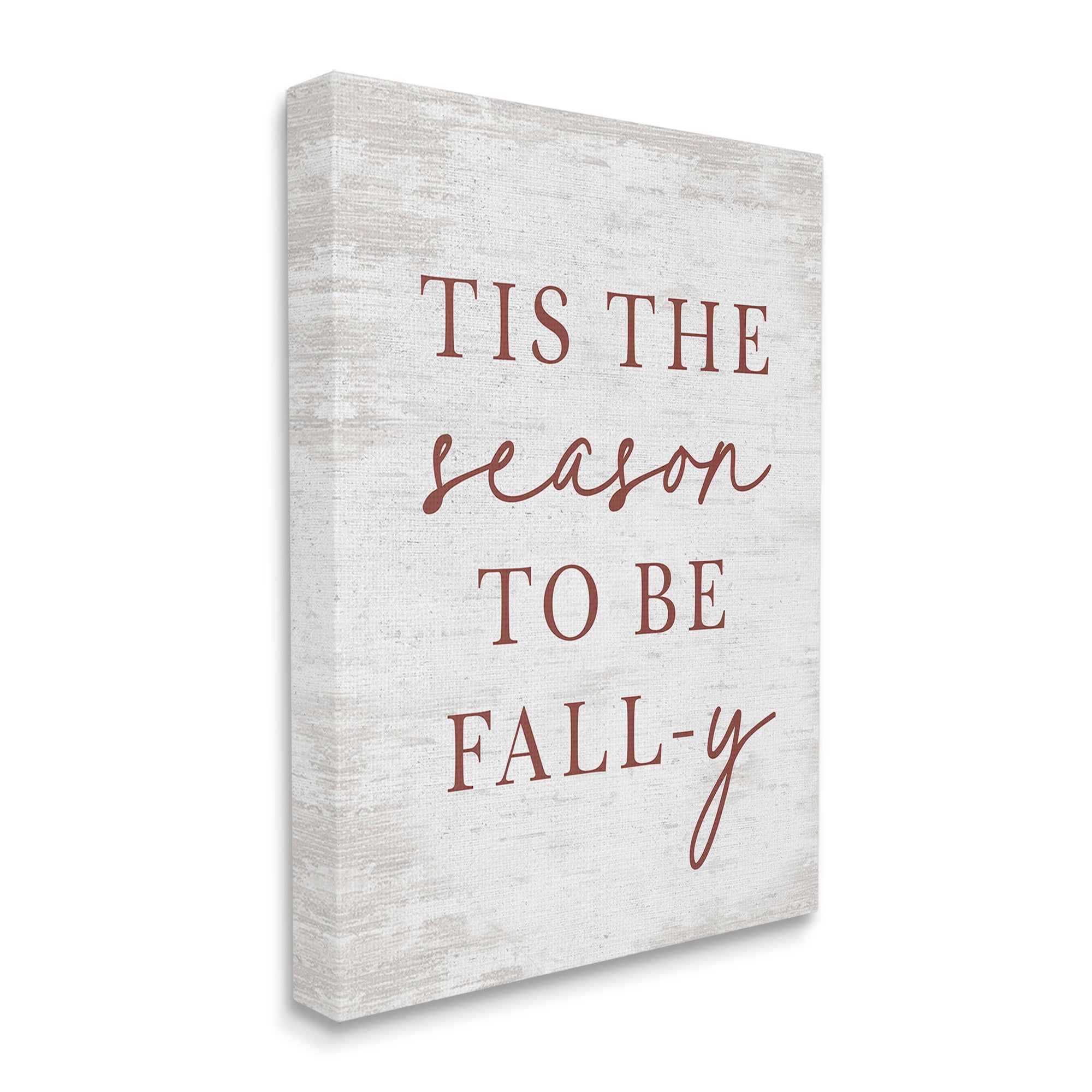 Stupell Industries Rustic Seasonal Fall Holiday Painting Gallery Wrapped Canvas Art Print Wall Art, 30 x 40
