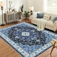thumbnail image 2 of 6.5'x10' kitchen carpet runner camping carpet bathroom area rug checkered area rug vintage area rug, 2 of 10